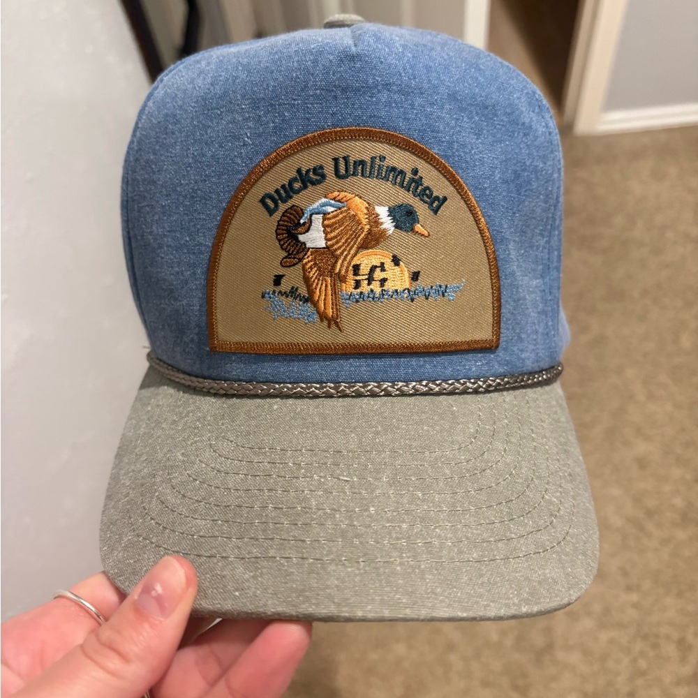 Ducks Unlimited Blue and Gray Cap
